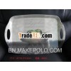 melamine rectangle tray with handles