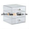 Transparent acrylic 3 drawer box