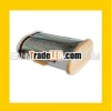 wooden bread box