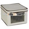 non woven fabric Storage Box with the PVC window
