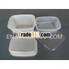 Disposable Rectangular Plastic Food Container With Lid