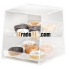 2 tier clear acrylic cake display case (FD-A-0031)