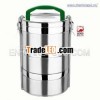 3 Layer Keep Food Warm Steel Lunch Carrier