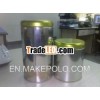 Round siliver tea tin box