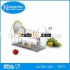 2 tier stainless steel kitchen dish rack (D214)