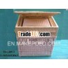 HH - Craft rattan trunk / chest box with lid
