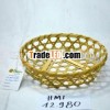 Woven handmade bamboo tray Vietnam / Home storage organization (HMT 12.980)