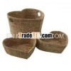 Vietnam Waterhyacinth 3piece-hearted basket Set