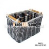 TB2713 - Rattan basket with apartment - Wicker basket for tableware and kitchen