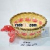Cheap round bamboo tray/ Small bamboo storage basket in Vietnam (HMT 12.962D)