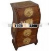 Wooden Box with 4 Drawers