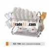 2 Layer "2" shape Durable iron dish rack with tray