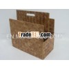 Bamboo Magazine Holder,  collapsible