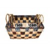 Water-hyacinth caro basket - Craft waving basket - hand woven basket - handmade basket from vietnam