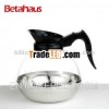 18/8 Bottom Transparent PC body Coffee Jar