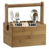 Bamboo Picnic Caddy