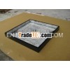 Vintage Square Lacquer Wicker Bread Storage Hamper Display Trays