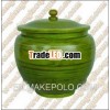 Bamboo round box with lid