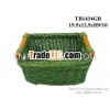 TB1434GR - craft rattan tray - home decoration / gift basket