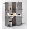 Closet Storage PP Cube 6 Cube with 4 magnetic doors
