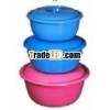 Plastic Basin with Cover