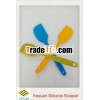 Silicone scraper for kitchen gadget