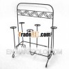 Portable drinking glass holder