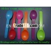biodegradable eco-friendly ice scream spoon frozen yogurt spoons