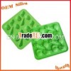 Custom 16 hole Conch shells shape FDA silicone ice tray kitchen utensils