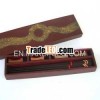 Box Mango Wood Technic Colour with 4 Set of Chopsticks and Resters