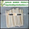 Natural Color Eco Friendly Popsicle Sticks