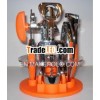 zinc alloy gadget set of 5pcs with revolving stand