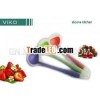 Silicone soup ladle
