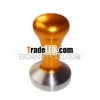 tall anodized stainless steel yellow color tamper with alumium