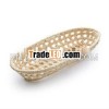 basket made of rattan for oshibori towel made in Vietnam oval shaped
