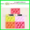 Silicone ice cube tray