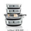 Stainless Steel Utensils Bowls lid mix bowl