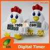 Chicken shape digital timer