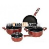 high quality 7pcs aluminium cookware set