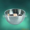 stainless steel double-wall salad bowl