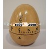 Wooden egg kitchen timer for promotional