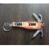 Promotional customized bear shape metal keychain bottle opener