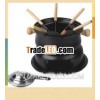 fondue set, non stick cheese fondue set with fork