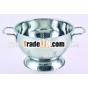 Stainless steel colander with stand stainless steel cookware(XM-1026FS)