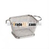 18-8 Stainless steel Mini chips basket with 2 Loop handle