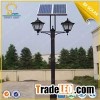 Double LED Lamp solar park light with 2 arms