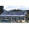 Home plate solar water heater