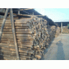 black bamboo poles