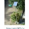 solar garden light