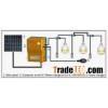 Solar home lighting kits